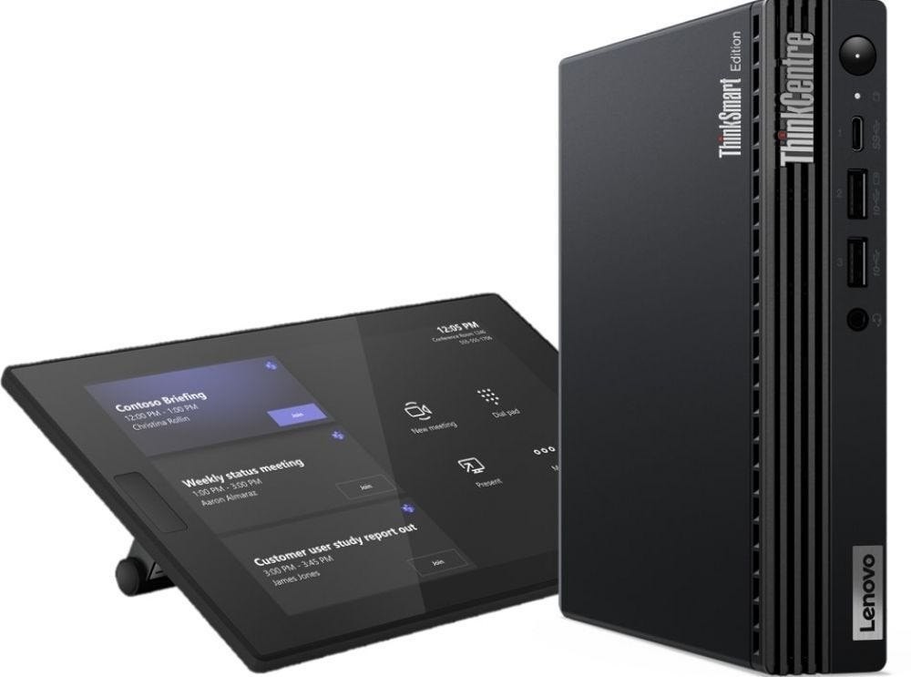 Lenovo ThinkSmart Tiny Kit - Videoconferentiekit (Console Aanraakscherm, Calculeersysteem)