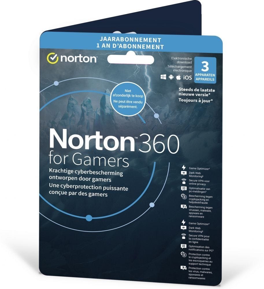 Norton FPP:Norton 360\Gamers\50GB\1 User\ 3 Dev\12M\Attached bundle\Empower\Non-subscription