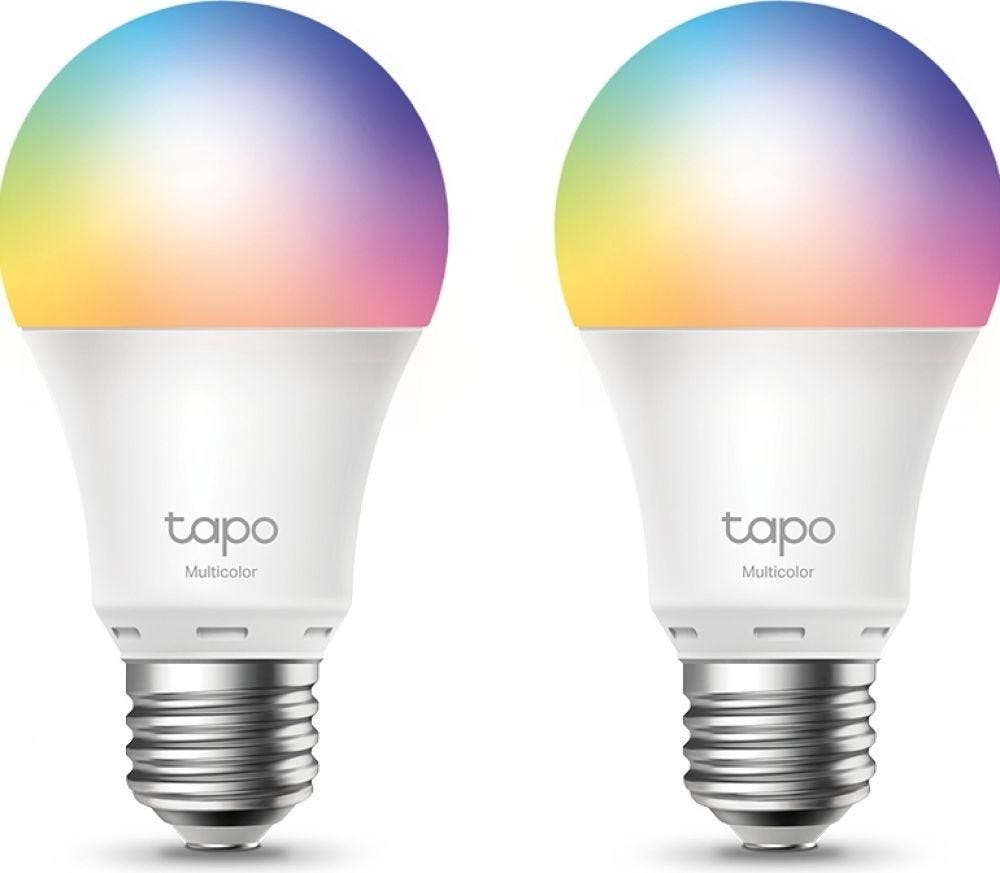 TP-Link Smart Home TP-Link WiFi Tapo L530e(2-Pack) Light Bulb, Multi Color, Dimmable