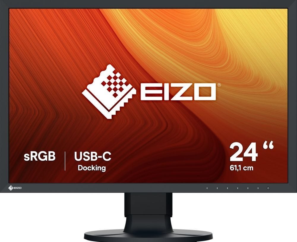 Eizo 61.0CM (24") CS2400R 16:10 Hdmi+Dp+Usb-C Ips Black Retail