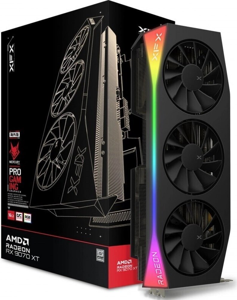 XFX Mercury Amd Radeon RX 9070 XT Oc Gaming Edition - Videokaart