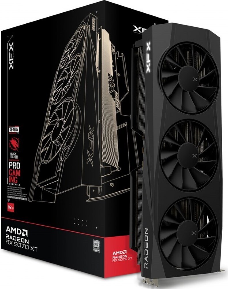 XFX Quicksilver Amd Radeon RX 9070 XT Gaming Edition - Videokaart