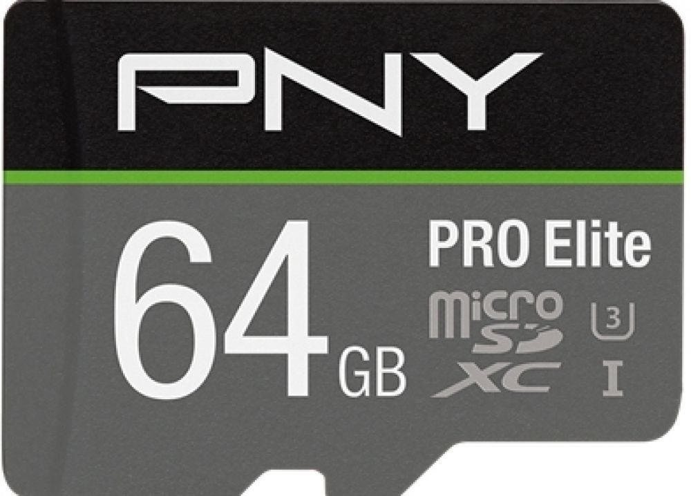 PNY Pro Elite - Flashgeheugenkaart (microSDXC-naar-SD-adapter Inbegrepen)