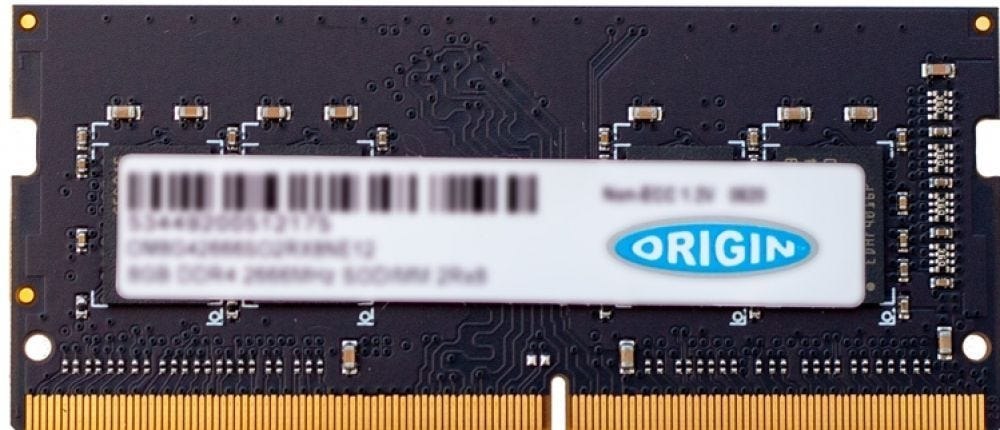 Origin Storage 8GB DDR4 3200MHz Sodimm 1RX8 Non-ECC 1.2
