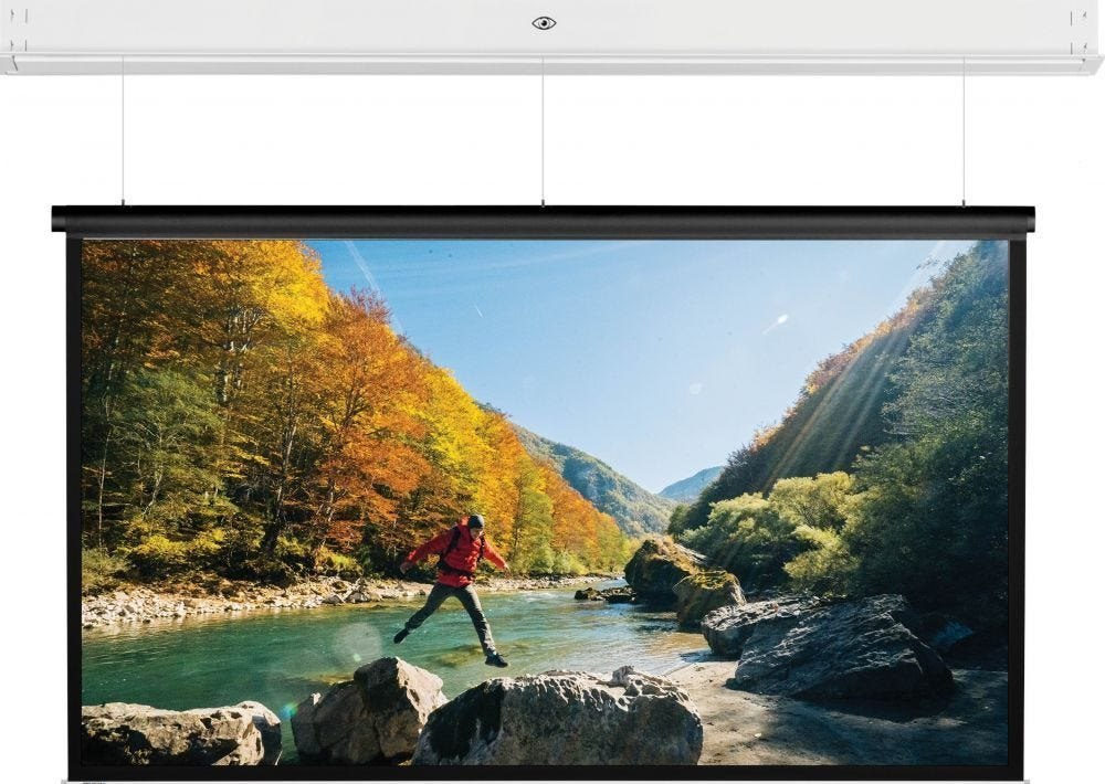 Legrand Projecta DescenderPro SightLine 131X210 Matte White