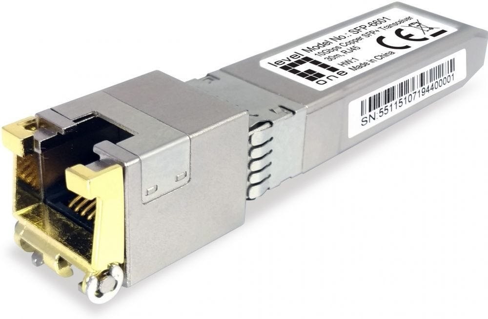 Level One LevelOne SFP+ Transceiver 10G Kupfer Zu Glasfaser 30M RJ45