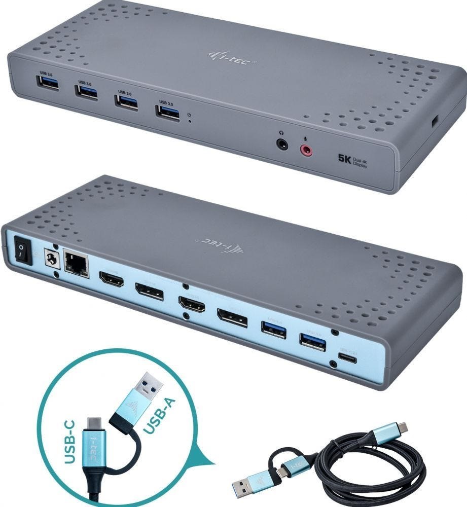 i-Tec Cadual4kdock - Dockingstation