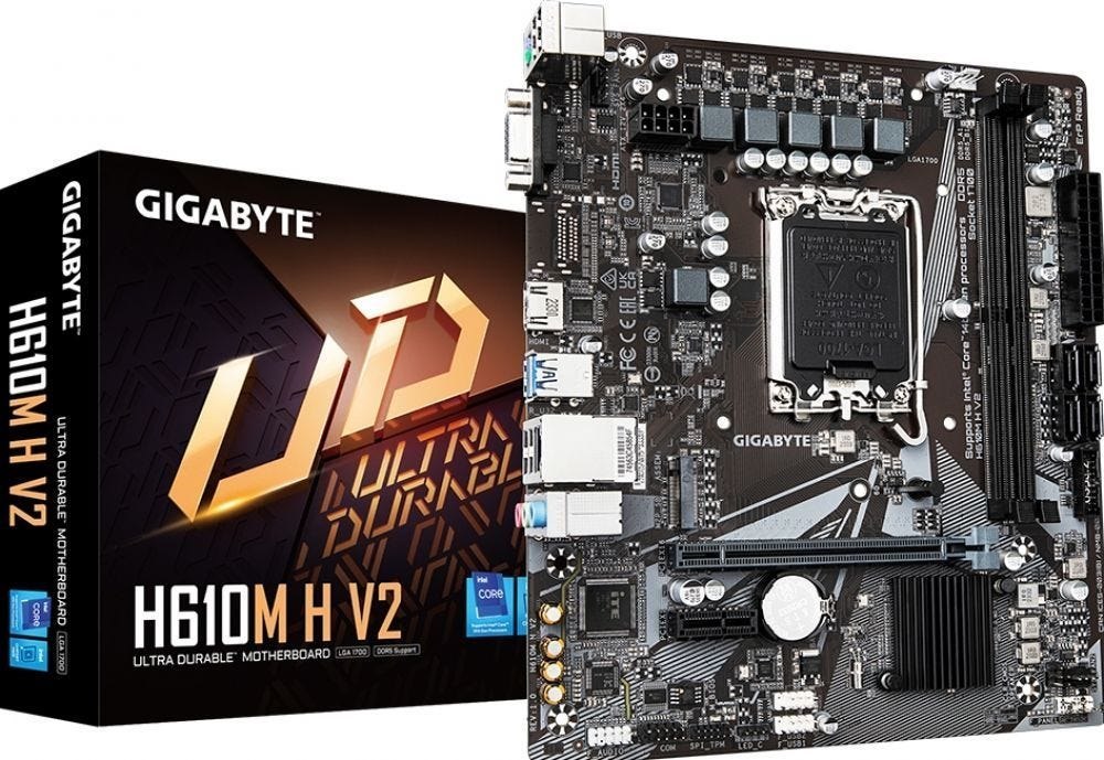 Gigabyte H610M H V2 - Moederbord