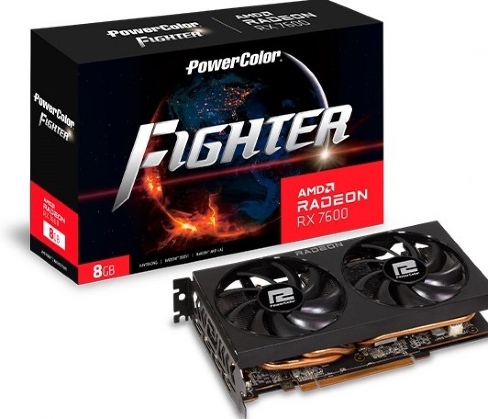 Powercolor Fighter Amd Radeon RX 7600 - Videokaart