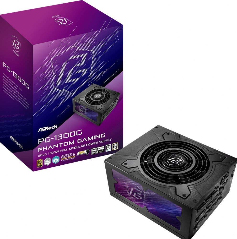 Asrock Phantom Gaming PG-1300G - Voeding