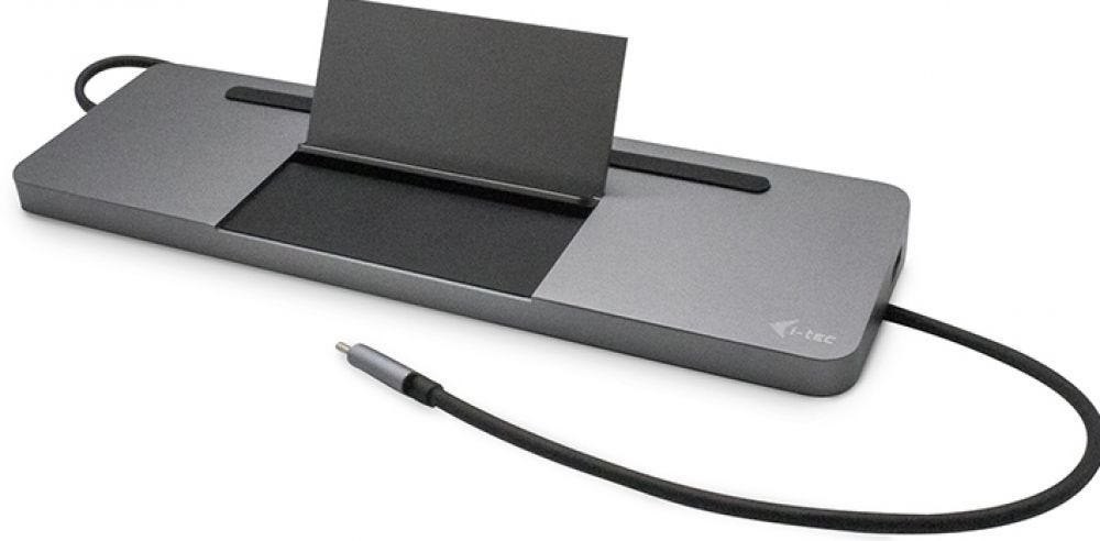 i-Tec Usb-C Metal Ergonomic 4K 3X Display Docking Station + Power Delivery - Dockingstation