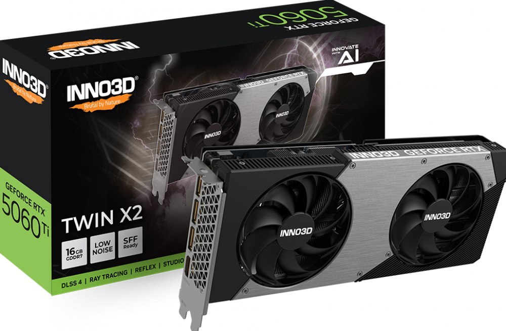 Inno3d Geforce RTX 5060 Ti 16GB Twin X2 - Videokaart