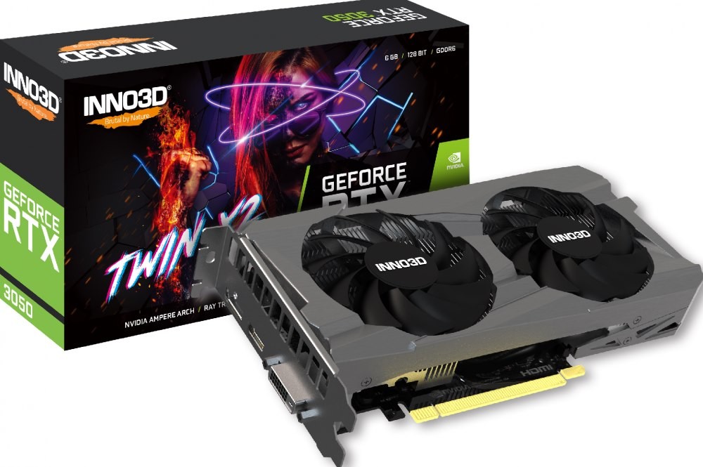 Inno3d Geforce RTX 3050 Twin X2 - Videokaart