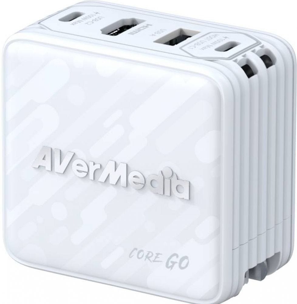 AVerMedia Ladedock, Core Go (GC313) White, 100W GaN, Hdmi