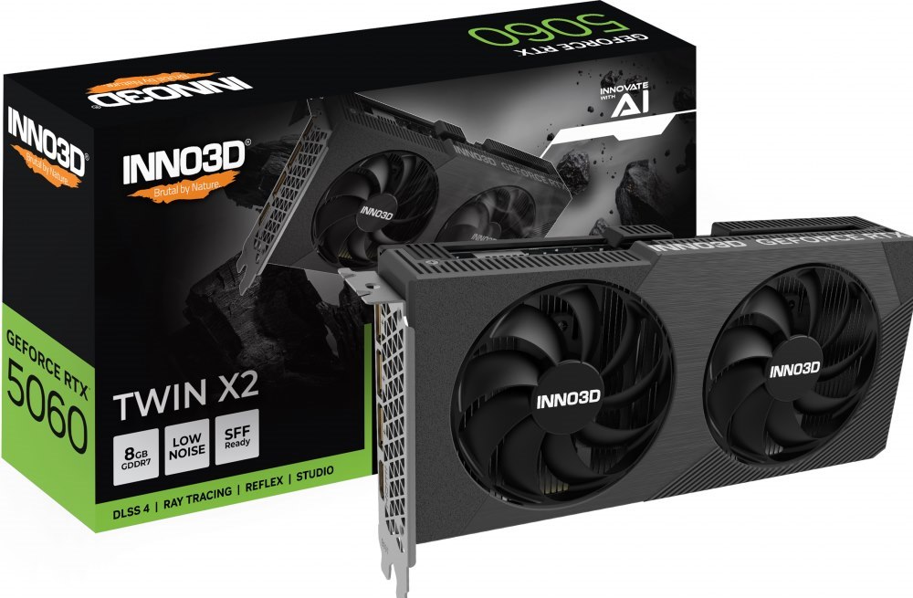 Inno3d Geforce RTX 5060 8GB Twin X2 - Videokaart