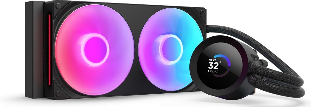 NZXT Kraken Plus RGB 240 Black - Vloeistofkoelsysteem Processor