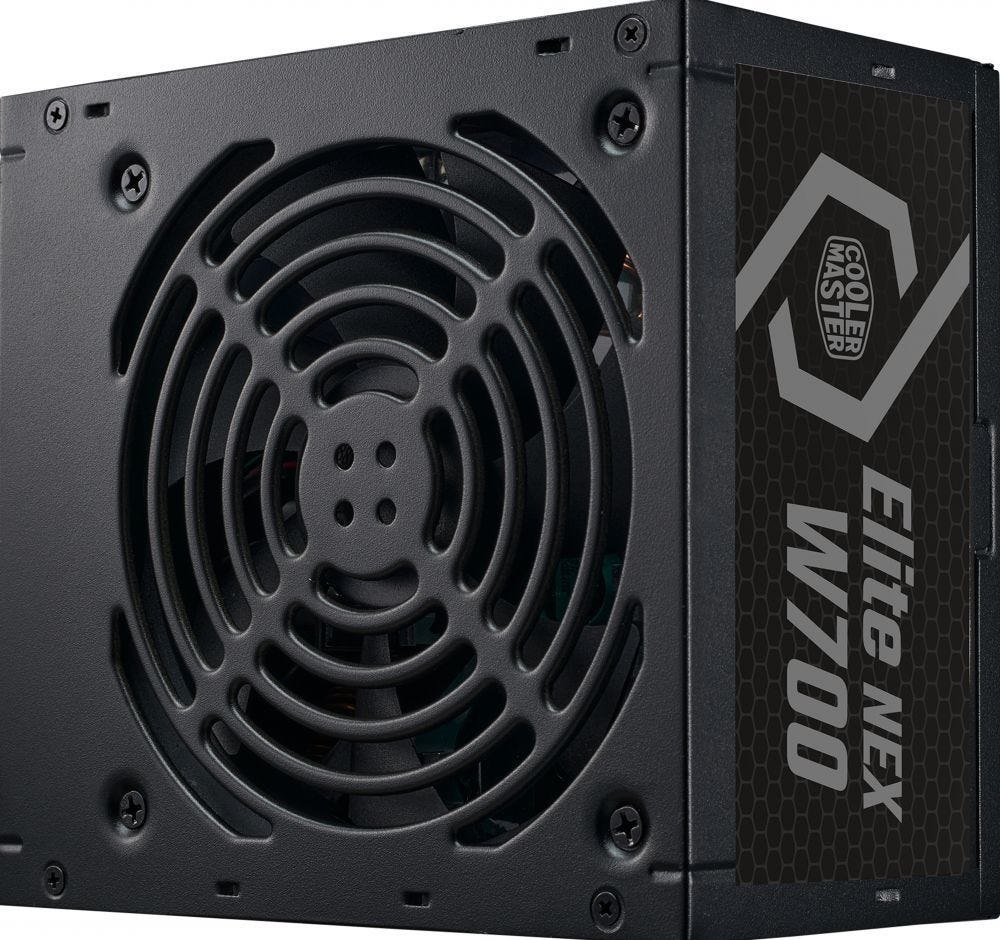 Cooler Master Elite Nex White 700 230V Black Mesh Cable - Voeding