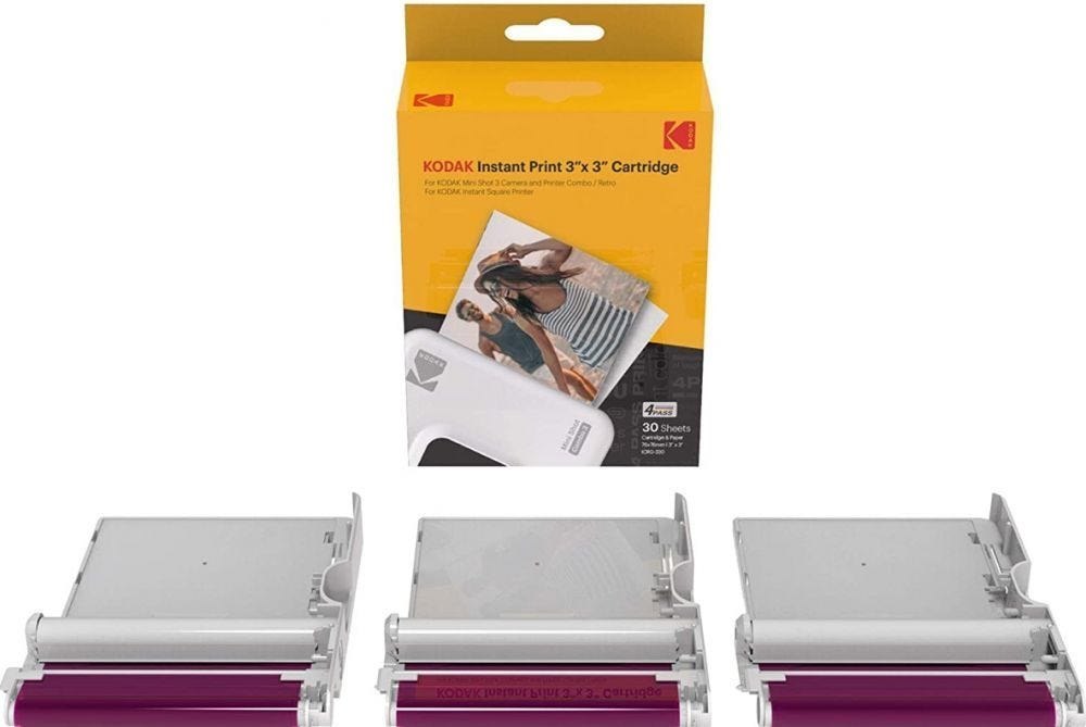Kodak Printkartusche 30 Blatt Fotopapier 3.0"X3.0" Retail