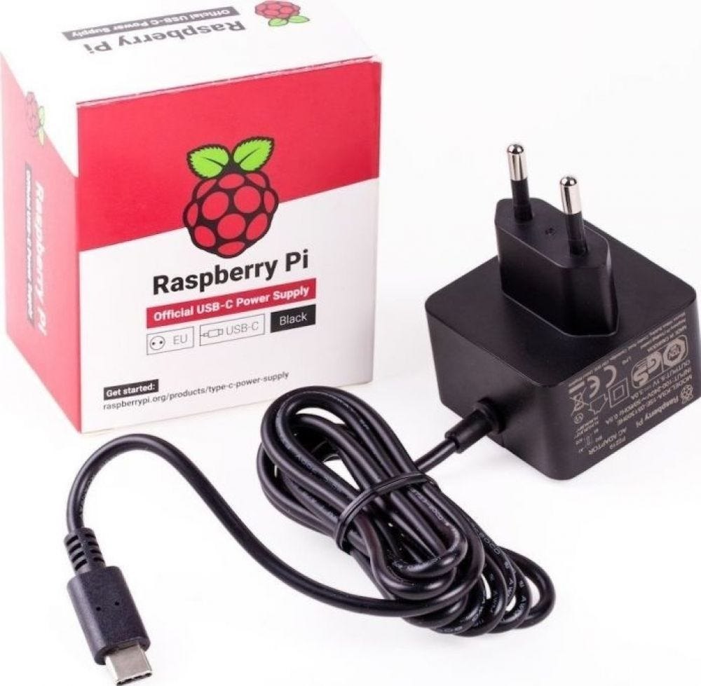 Raspberry Pi 4 Usb-C - Netspanningsadapter