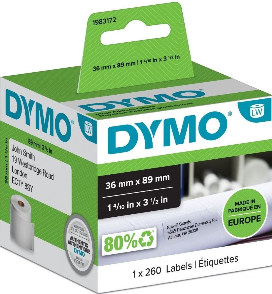 Dymo LabelWriter Large - Zelf-Klevende Laag
