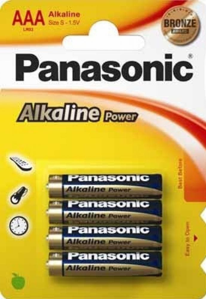 Panasonic Alkaline Power Lr03apb4bp - Batterij 4 X Aaa