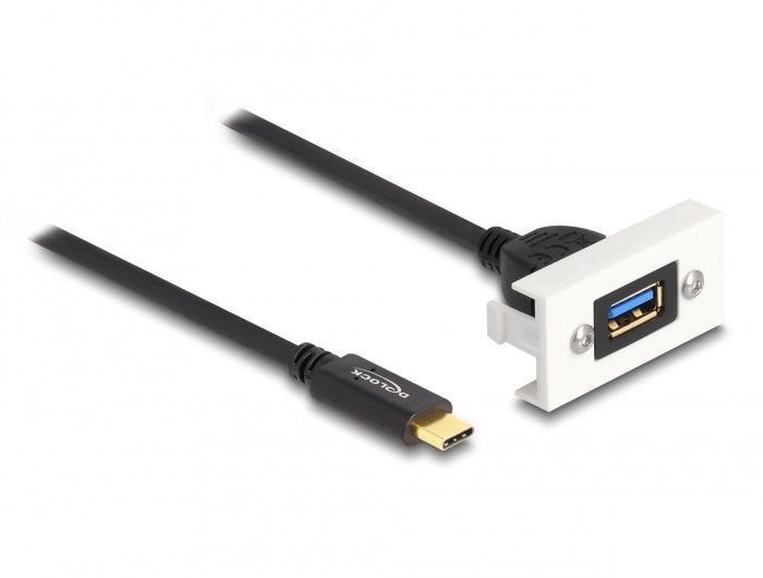 Delock Easy 45 Module Usb 10 GBPS Usb-A Buc. Zu Usb-C Stekker