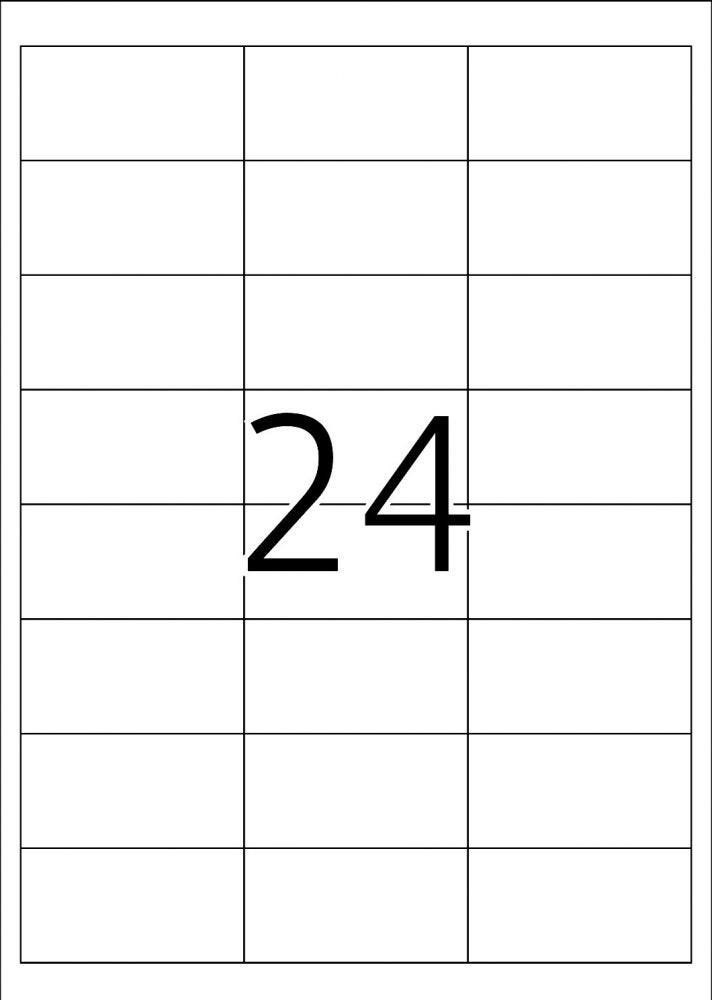 Herma 4691 Etiketten Slijtvast A4 66X33,8 MM Wit Vast Hechtend Folie Mat Weerbestendig 600 ST.