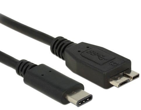 Delock Usb3.1 Kabel C -> Micro B St/Bu 0.50M Zwart