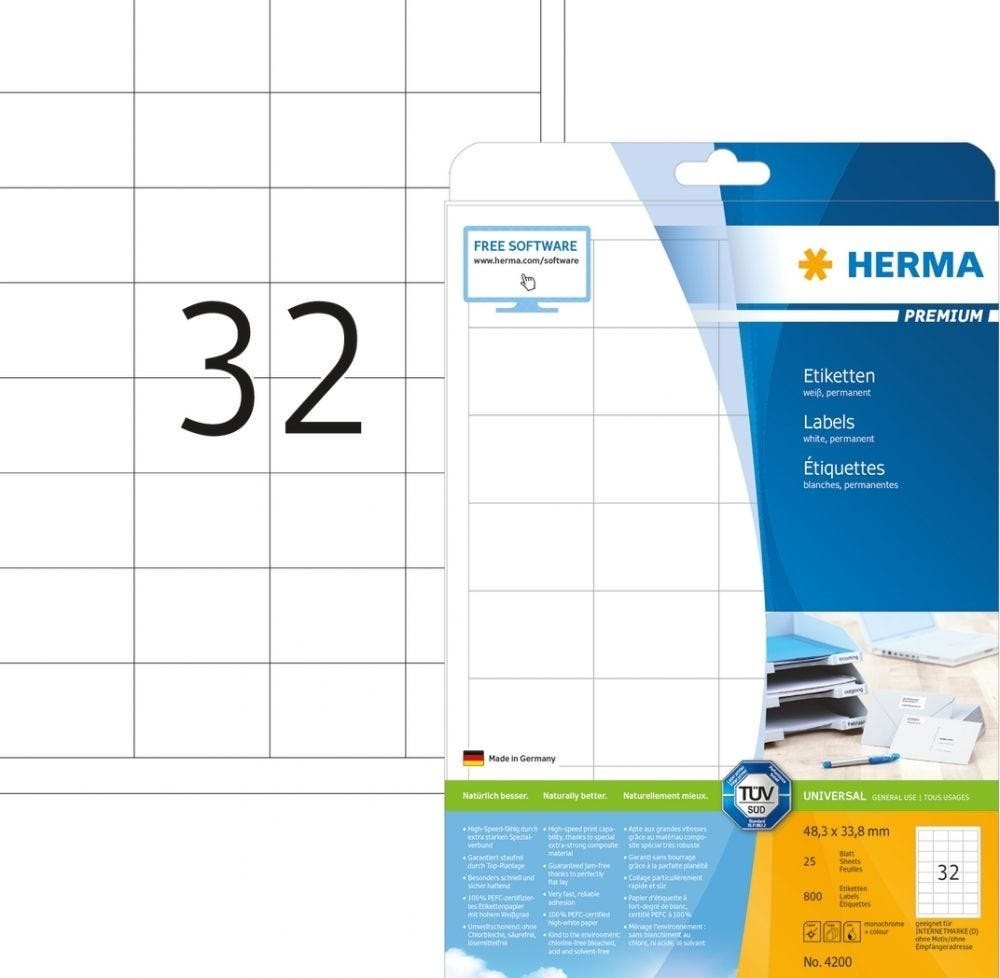 Herma 4200 - Etiketten Premium