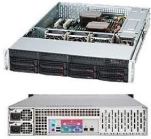 SuperMicro Server Geh Super Micro 2U/1x800W/8x3.5" SC825 TQC-R802LPB