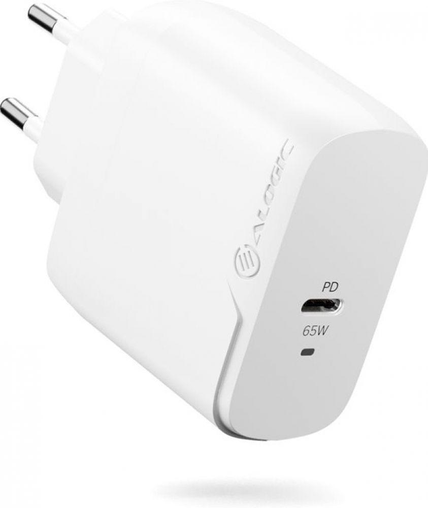 Alogic Lader 65W Usb-C EU-Plug weiÃ