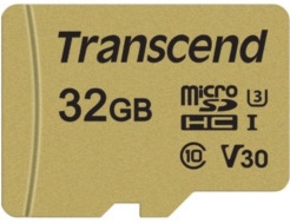 Transcend 500S - Flashgeheugenkaart (Adapter Voor microSDHC Naar SD Inbegrepen)