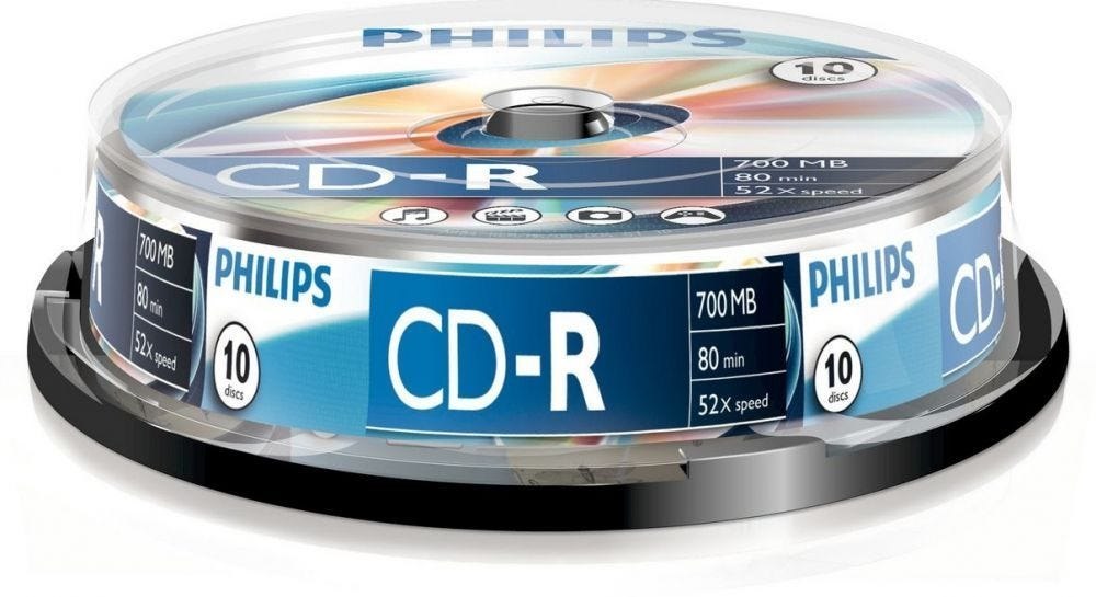 Philips CR7D5NB10 - 10 X CD-R
