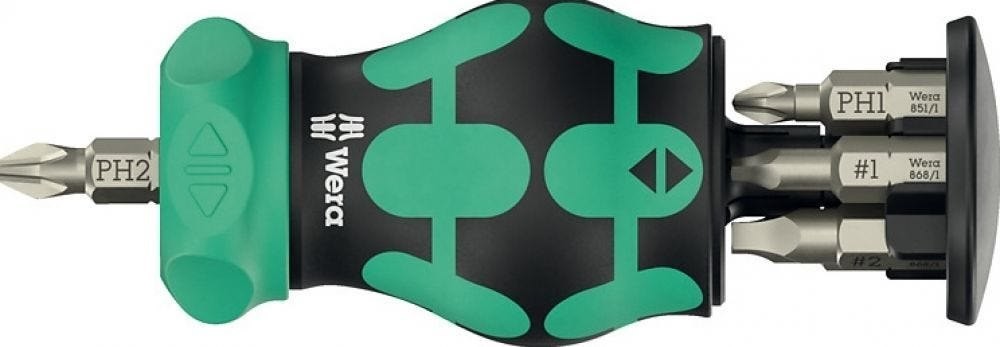 Wera Kraftform Kompakt Stubby Magazin Ra 4, 6-Teilig