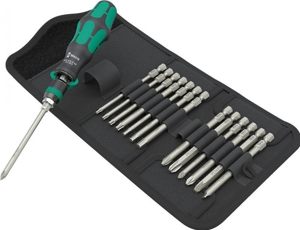 Wera Kraftform Compact 838 Ra-R M Set 1, 15-Teilig