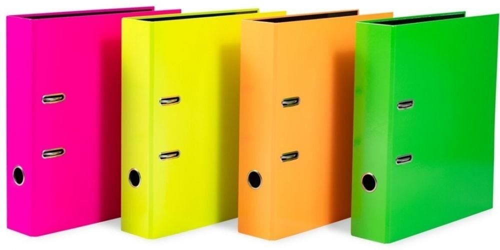 Herma Map Gesorteerd A4 Karton Neon 10Stk