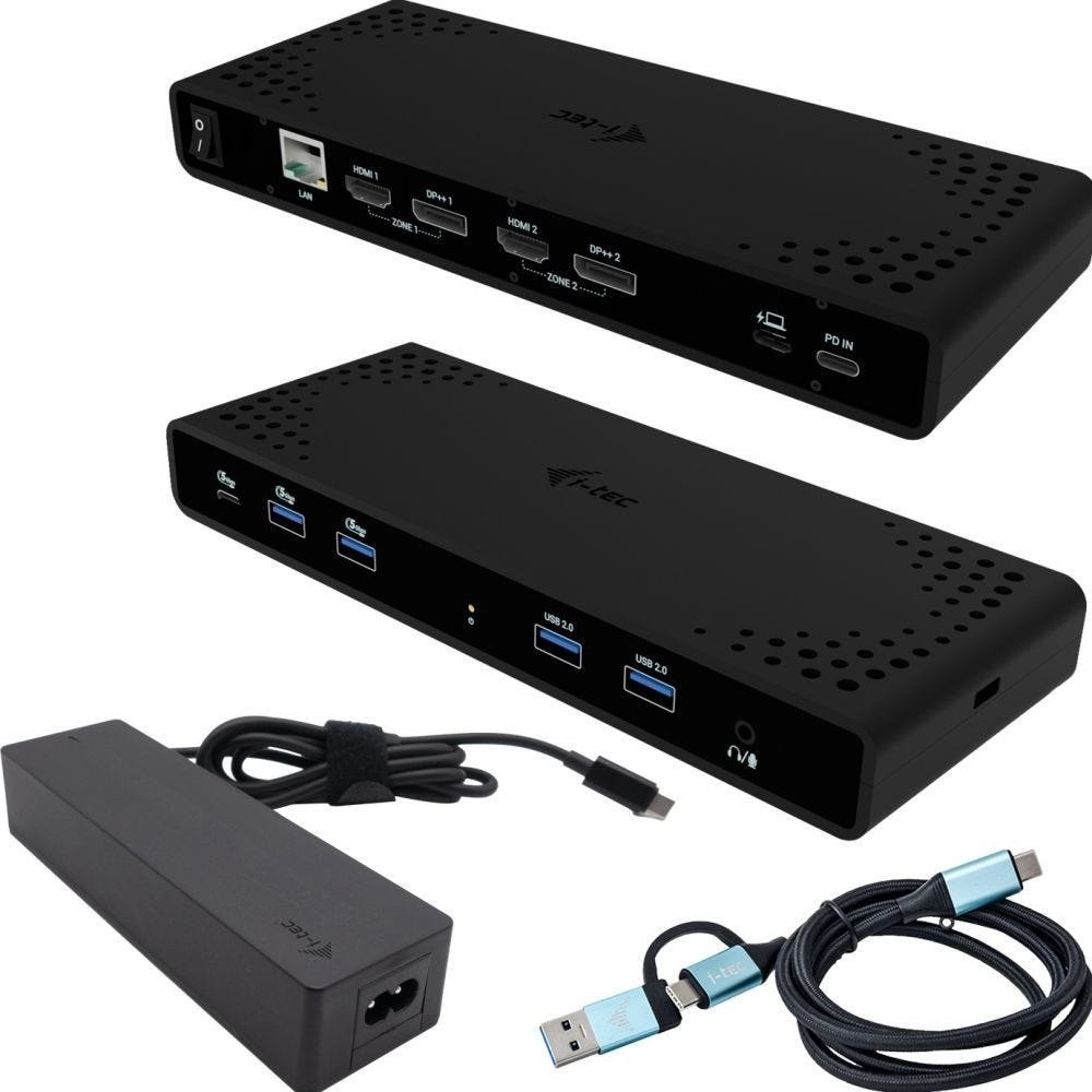 I-Tec Universal Dual 4K Display - Docking Station + Power Delivery 85W