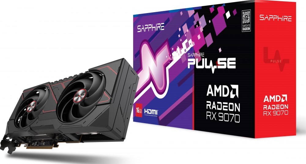 Sapphire Pulse Radeon RX 9070 - Videokaart