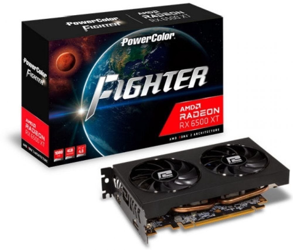 PowerColor Radeon RX 6500 XT Fighter - Videokaart
