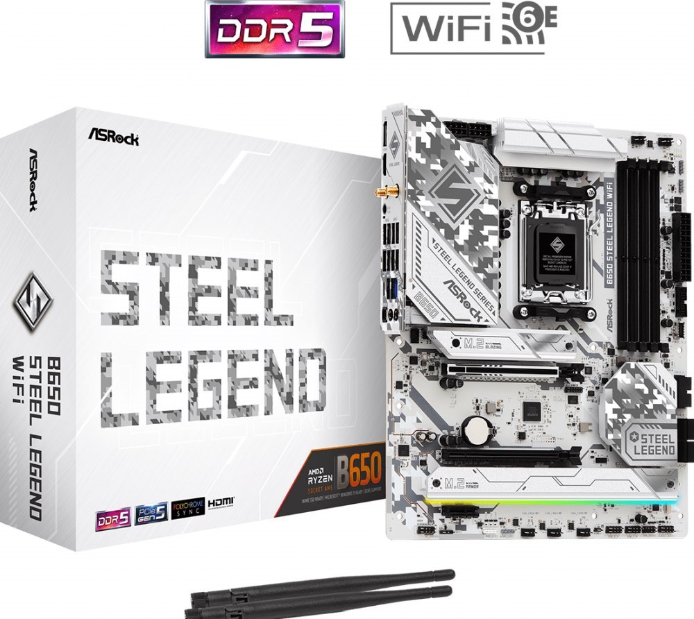 Asrock B650 Steel Legend WiFi - Moederbord