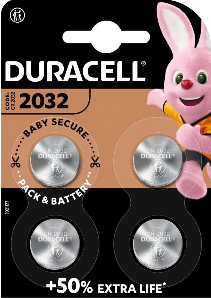 Duracell 2032 - Batterij 4 X CR2032