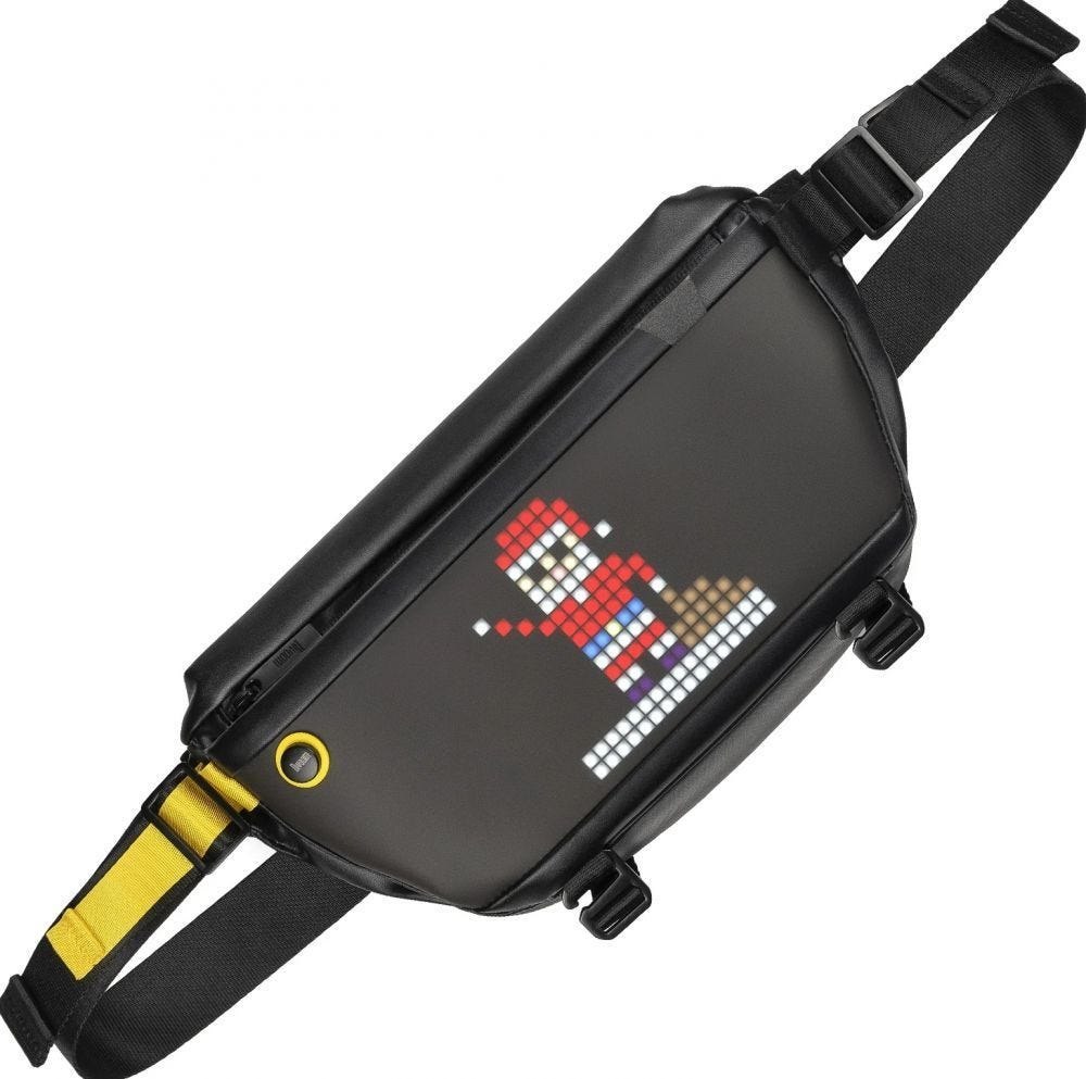 Divoom Bauchtasche Pixoo Pixeldisplay Anpassbar Led Schwarz