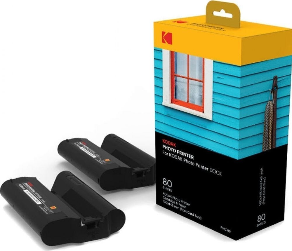 Kodak Printkartusche 80 Blatt Fotopapier 4,0"X6,0" Retail