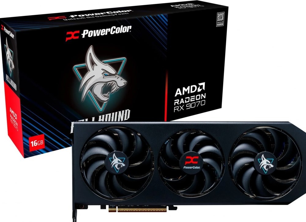 Powercolor Hellhound Amd Radeon RX 9070 - Videokaart