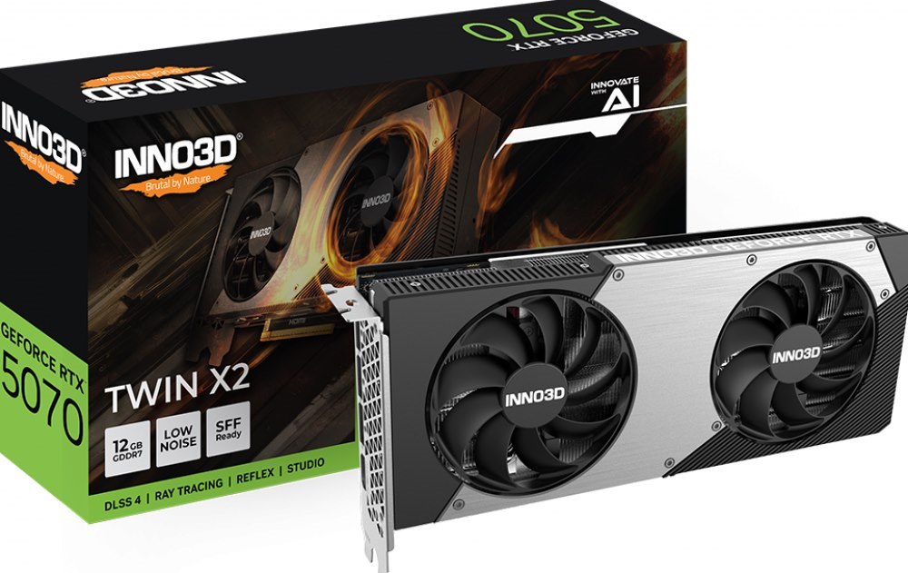 Inno3d GeForce RTX 5070 Twin X2 - Videokaart