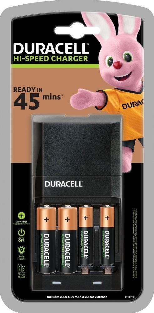Duracell Cef27eu Duracell Advanced Charger + 2 X Aa/Aaa