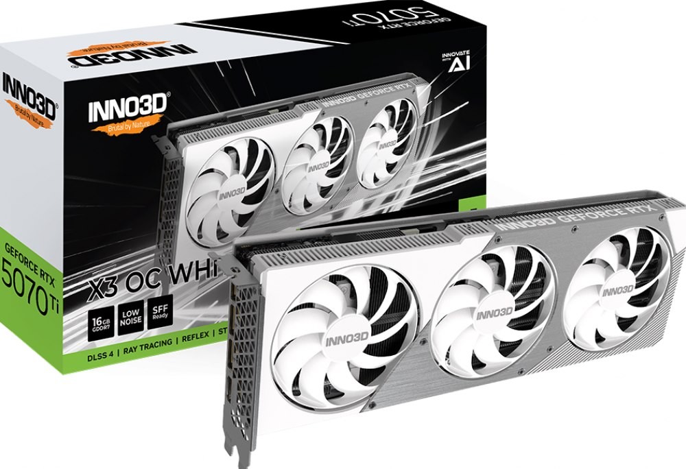 Inno3d GeForce RTX 5070 Ti X3 Oc White - Videokaart