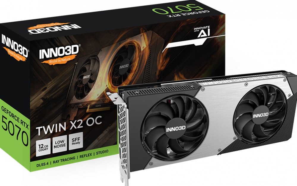Inno3d GeForce RTX 5070 Twin X2 Oc - Videokaart