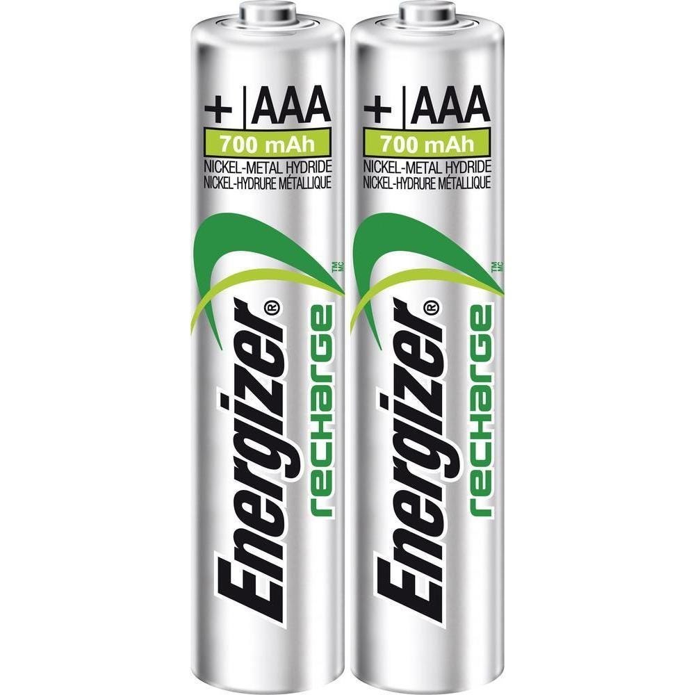Energizer Power Plus Aaa, Oplaadbare Batterij, Aaa, Nikkel-Metaalhydride (NiMH), 1,2 V, 2 Stuk(S), 700 mAh