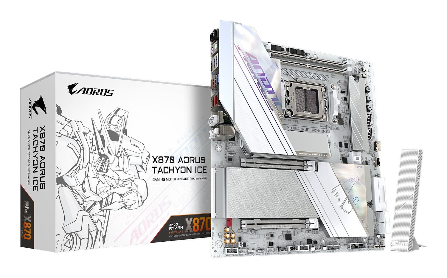 Gigabyte X870 Aorus Tachyon Ice (X870,Am5,Atx,Ddr5)